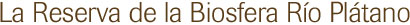 La Reserva de la Biosfera Río Plátano